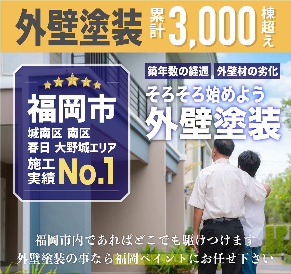 外壁塗装のイメージ写真